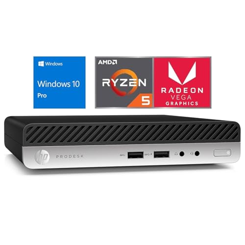 HP EliteDesk 705 G4 Mini PC AMD Ryzen 5 2400GE 8GB DDR4 256GB SSD Windows 11 Pro