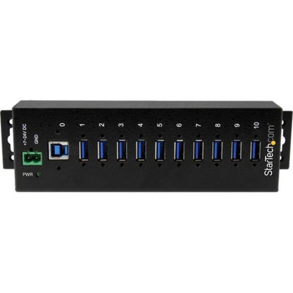 StarTech.com 10-Port USB Hub ST1030USBM - 5000Mbps - Alloy Steel