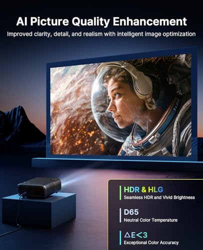 NexiGo PJ40 Pro 1080p LCD Projector 800 ANSI Lumens