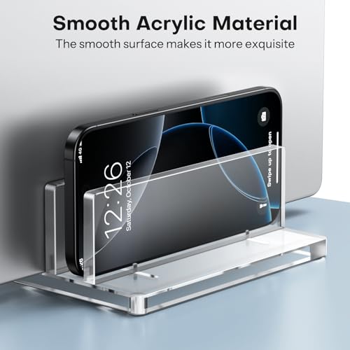 OMOTON 1.0 Count LD06 Desktop Clear Acrylic Laptop Stand