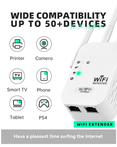 BREGINE 4.76" x 4.02" x 3.66" BREGINE-D8 Dual-Band 802.11ac 300Mbps WiFi Extender