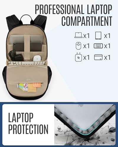 LIGHT FLIGHT 15.6 Inch Lf4201007 Laptop Backpack Polyester Water Resistant Multipurpose Adult Backpack