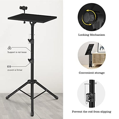 Facilife Adjustable Portable Projector Stand ZJJA77-2-SBN