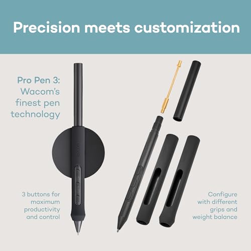 Wacom Intuos Pro Medium PTK670K0A 5080LPI 8192-level Graphics Tablet