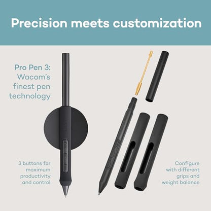 Wacom Intuos Pro Medium PTK670K0A 5080LPI 8192-level Graphics Tablet