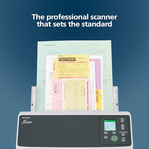 Ricoh 6.4" x 11.8" fi-8170 600 DPI Document Scanner