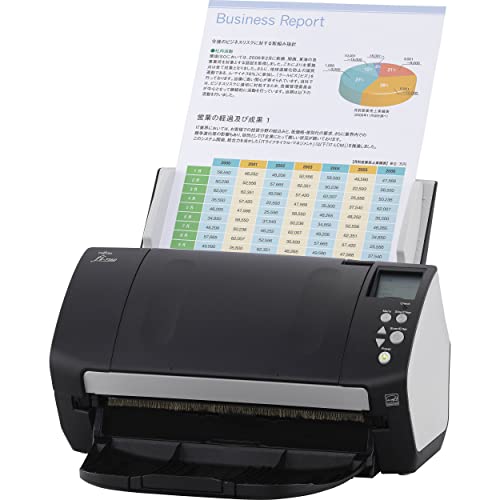 Fujitsu fi-7160 Document Scanner, 600 DPI, USB Connection, 80 Sheets Capacity