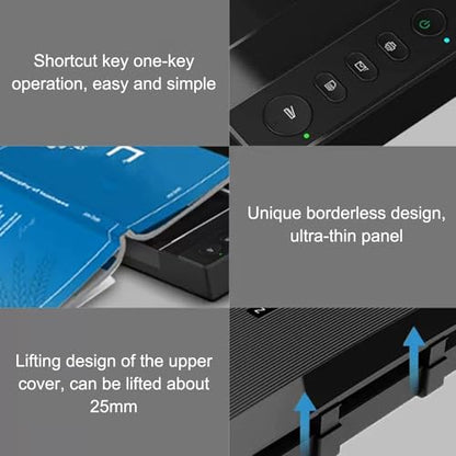 HMWOKPOT A3 Flatbed Scanner Model HMWOKPOT-2400DPI, 2400 dpi, USB Connection, Document and Photo Scanner
