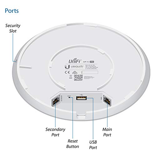 Ubiquiti 1 Count UAP-AC-PRO 5GHz 1300Mbps Dual-Band Access Point