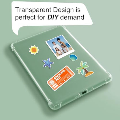 CoBak Case for 6 Inch Kindle 2024 and 2022 (11th Generation) - Soft Thermoplastic Polyurethane, Transparent Design