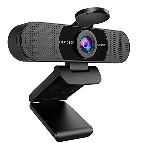 EMEET C960 Compact Webcam with Dual Microphones 1080p Full HD USB