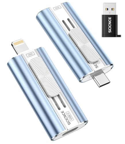 SCICNCE 512GB SCUSB002 USB Dual Connector Flash Drive