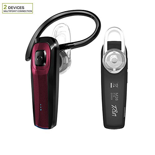 TOORUN M26 Red Bluetooth Earpiece Wireless Technology 5.1 Audio Driver Dynamic In Ear Headset