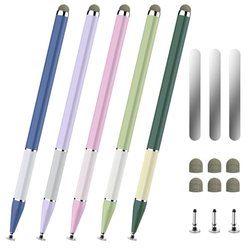 Bopomofo Stylus Pen 5 Count Alloy Touchscreen Compatible Extended Design