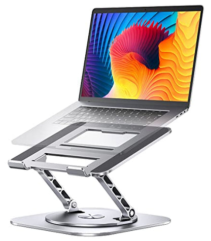 AOEVI Adjustable Computer Stand Tower Tabletop Aluminum Compatible with 10-16 inch Laptops