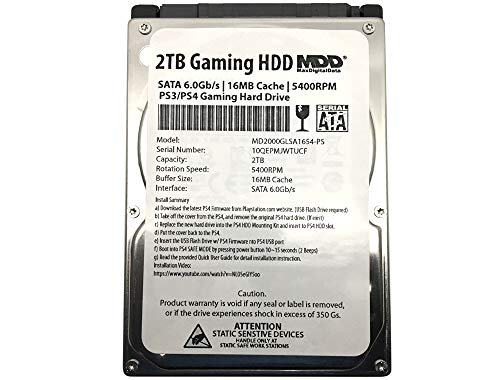 MaxDigitalData 2TB MD2000GLSA854-PS SATA 6.0 Gb/s 5400 RPM 2.5-Inch Internal Hard Disk Drive