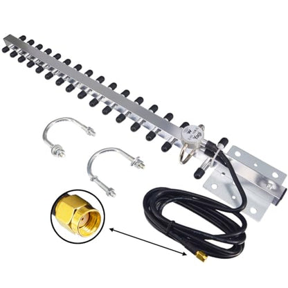 Kaunosta 50Ω RP-SMA Connector 1.45m WiFi Antenna 2.4GHz