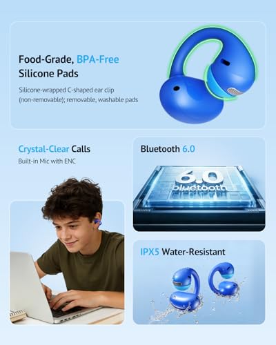 FOYCOY OpenPlay ONE Air OP-ONE AIR Wireless Bluetooth Earbuds 10 Hours Battery Life with Charging Case