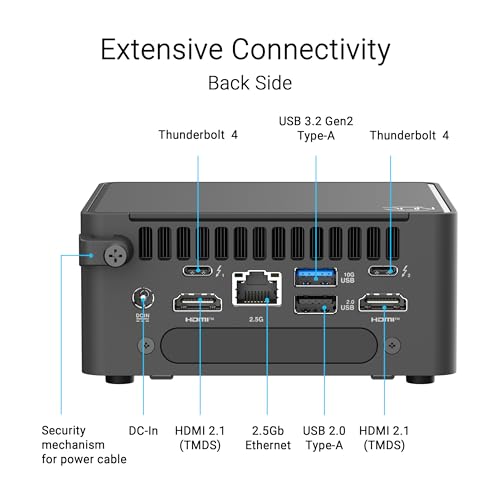 ASUS Mini PC NUC 15 Pro RNUC15CRHU70000U 3840x2160 120W