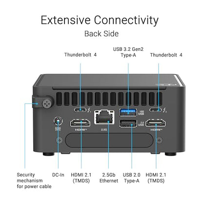 ASUS Mini PC NUC 15 Pro RNUC15CRHU70000U 3840x2160 120W