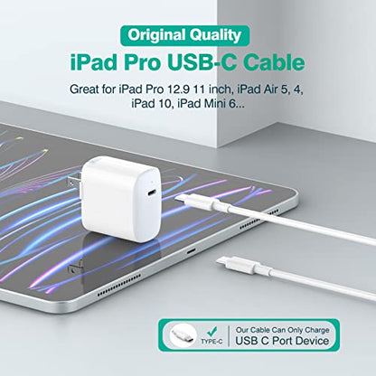 IFEART 6.6ft USB-C to USB-C Cable 60W 3A 480Mbps Male-to-Male