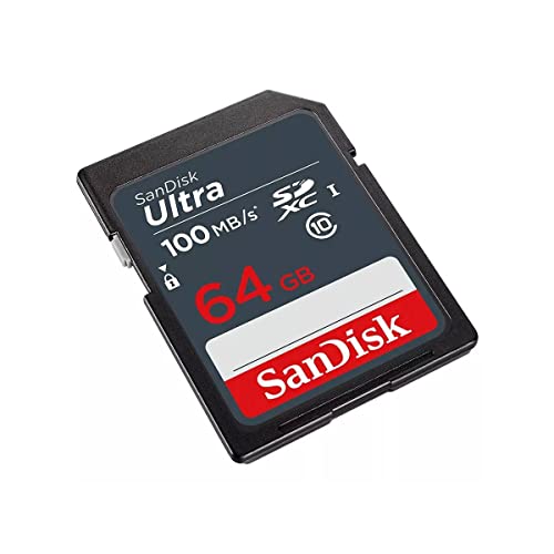 SanDisk 64GB SDSDUNR-064G-GN3IN Class 10 SDXC Card - 100MB/s Read Speed