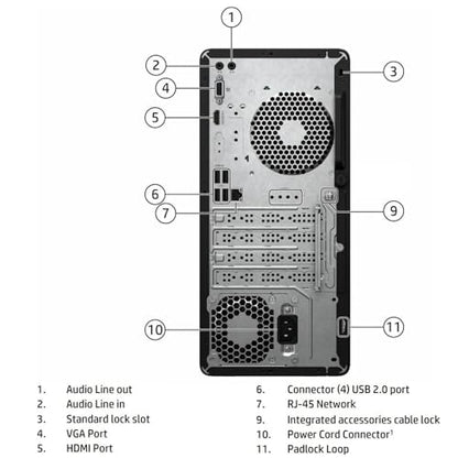 HP 290 G9 Pro Tower Desktop PC i5-13500 32GB 1TB SSD Windows 11