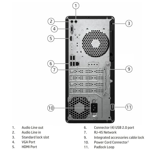 HP Pro Tower 290 G9 Desktop PC, Intel Core i5-13500, 32GB RAM, 1TB SSD, Integrated Graphics, Windows 11 Pro