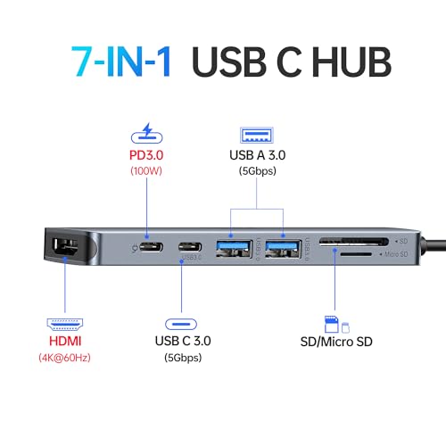 Selore&S-Global 6 Port USB Hub SEUC0116C 4K Ultra HD 60Hz