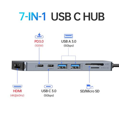 Selore&S-Global 6 Port USB Hub SEUC0116C 4K Ultra HD 60Hz