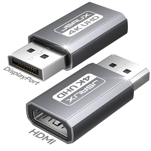 JSAUX 4 Port HDMI Converter Adapter Model JSDEDV0004GY2PNEW