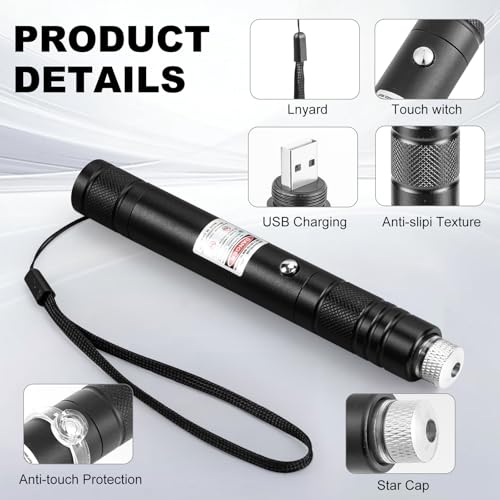 Yiwu Zhangkun Electronic Commerce Co., Ltd. 6 x 2 x 2 inches Model 9343 Laser Pointer Long Range Single Pinpoint Mode