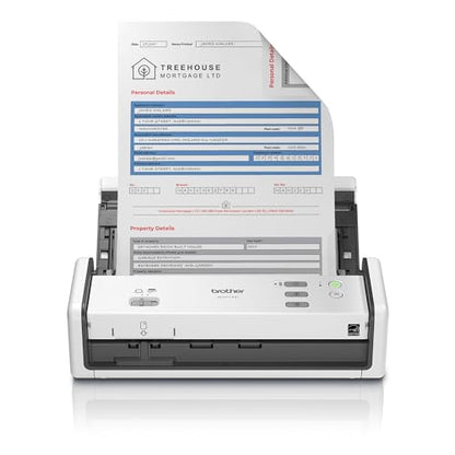 Brother 4" D x 11.3" W x 3.3" H ADS-1300 600 dpi Desktop Scanner