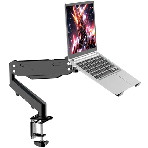 Pholiten 2 in 1 Laptop Desk Mount MD81V1TP001, Adjustable, Ceiling Mount, Black