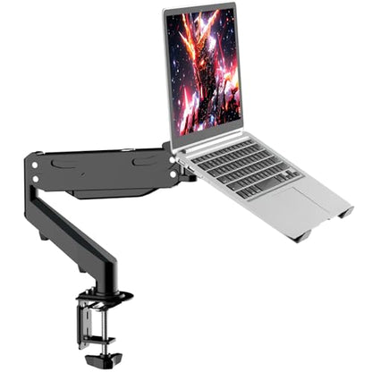 Pholiten 2 in 1 Laptop Desk Mount MD81V1TP001, Adjustable, Ceiling Mount, Black