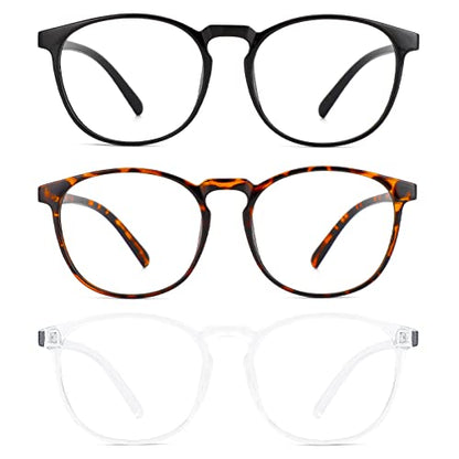 Przene 3 Pairs Medium Blue Light Blocking Glasses NY01-C1