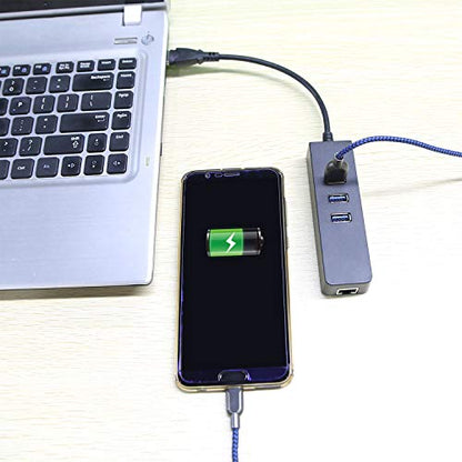 iMounTEK USB 3.0 3-Port Hub T1293 Ethernet Adapter