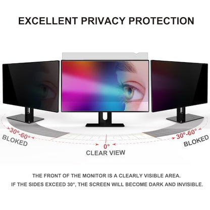 GUMIKE 24 Inch Privacy Screen Filter Anti-Glare Anti-Scratch Monitor Accessory