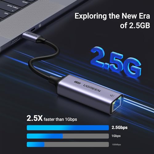 UGREEN USB 3.0 Type C to RJ45 Ethernet Adapter 2.5G