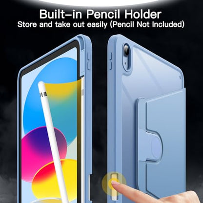 JETech 10.9-inch 3181H Case with Rotating Stand and Stylus Holder