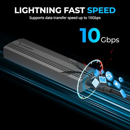 SABRENT 8TB EC-PNVO USB 3.2 Gen 2 NVMe M.2 Enclosure