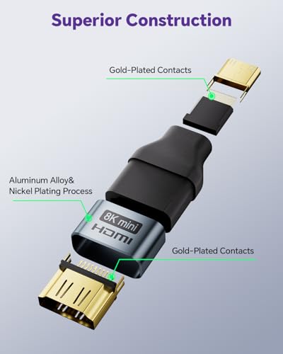 VCE 1.38 x 0.75 x 0.37 inches AD003 HDMI Adapter