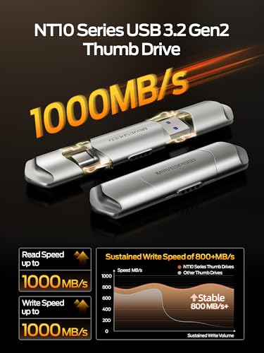 MOVE SPEED 1 TB NT10 USB 3.0 1000MB/s 4K External Solid State Drive