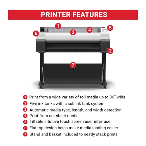 Canon 36" TM-340 Inkjet Printer 2400 x 1200 dpi Color Output
