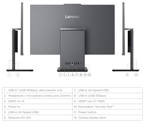 Lenovo 24" ThinkCentre AIO i7-13620H 1920x1080 100Hz LCD Computer