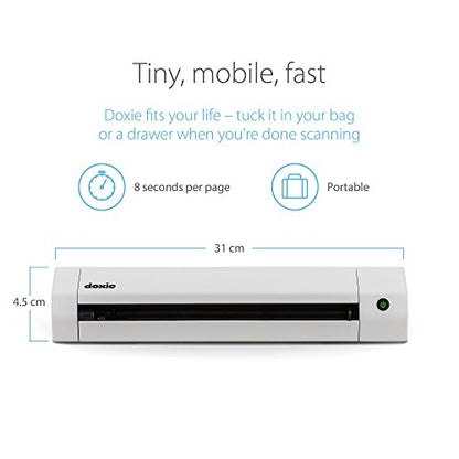 Doxie 12.2" Go SE Receipt Scanner 600dpi