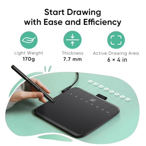 XPPen Deco 640 6 Inches 1920x1080 USB-C Computer Graphics Tablet