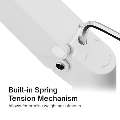 Pixio PSW1SWH 17-32 Inches Monitor Arm Stand VESA Mount Swivel Metal White