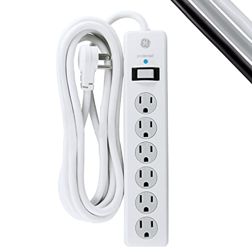 GE 8 Ft 14014 125 Volts 15 Amps Type B 6 Outlet Surge Protector Power Strip