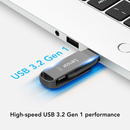 Lexar 128GB D400 USB Type-C & Type-A Flash Drive 130MB/s